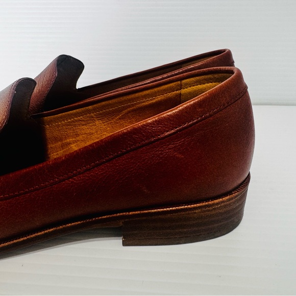 Madewell Frances Brown Leather Loafers Size 7 1/2 - Picture 6 of 14